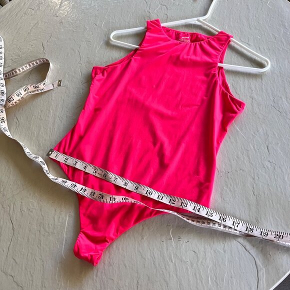 SKIMS Pink Fits Everybody High Neck Sleeveless Bodysuit Size XL - Picture 7 of 7